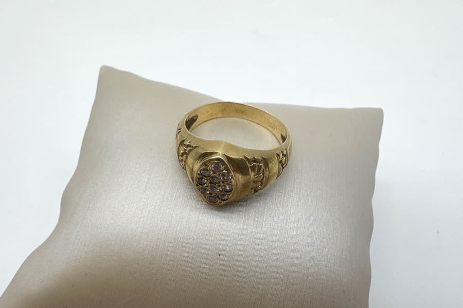 Goldring 14 kt mit Zirkonia